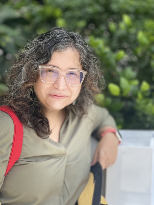 Portrait of Dr. Amrita Vohra, educator and author of Pin Drop Silence